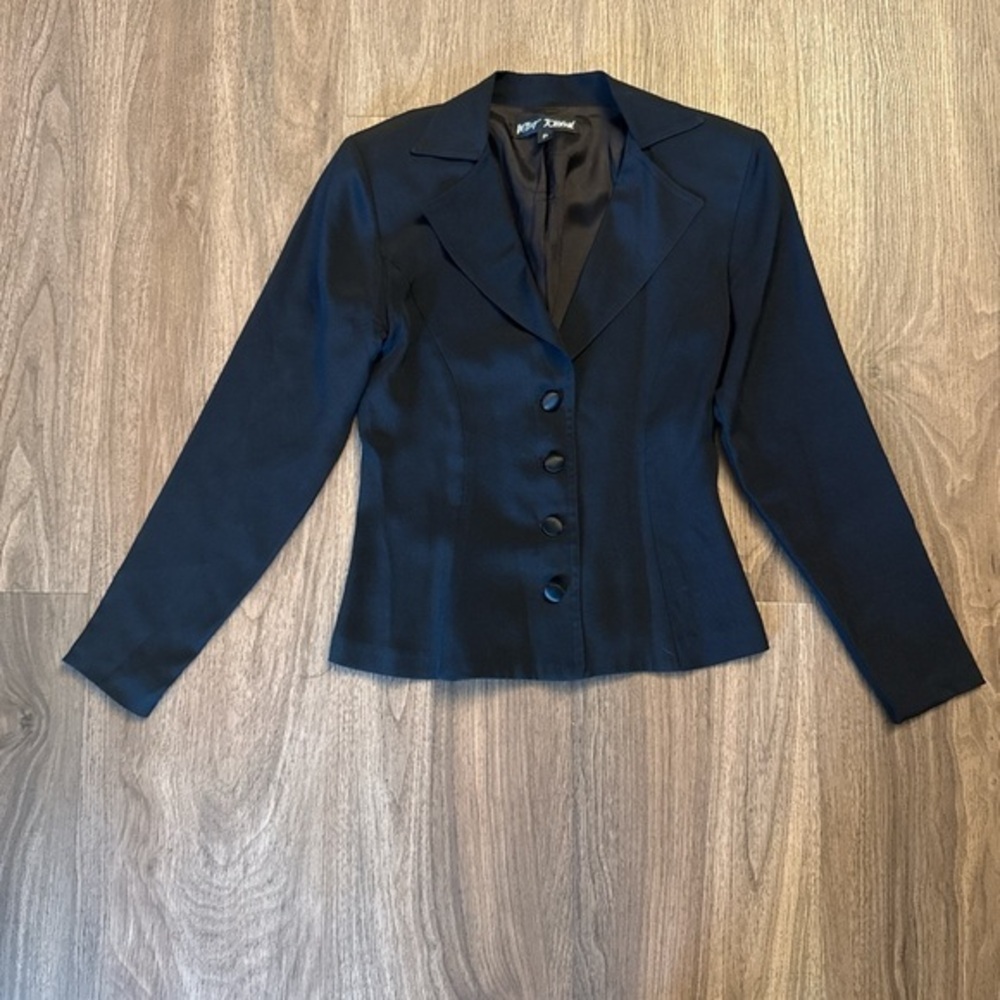Vintage Y2K, Betsey Johnson, black label Black Women's Tailored Blazer Jacket -